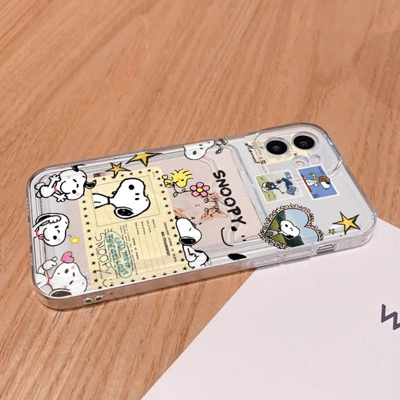 Case For Iphone 11 13 6 6S 6Plus Plus 7 Plus8 8 SE 2020 2022 XR Soft Camera Protection Imut Snoopy C