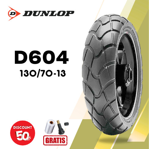 Ban Belakang Motor NMAX - ADV - PCX 160 DUNLOP D604 130/70 Ring 13 Tubeless