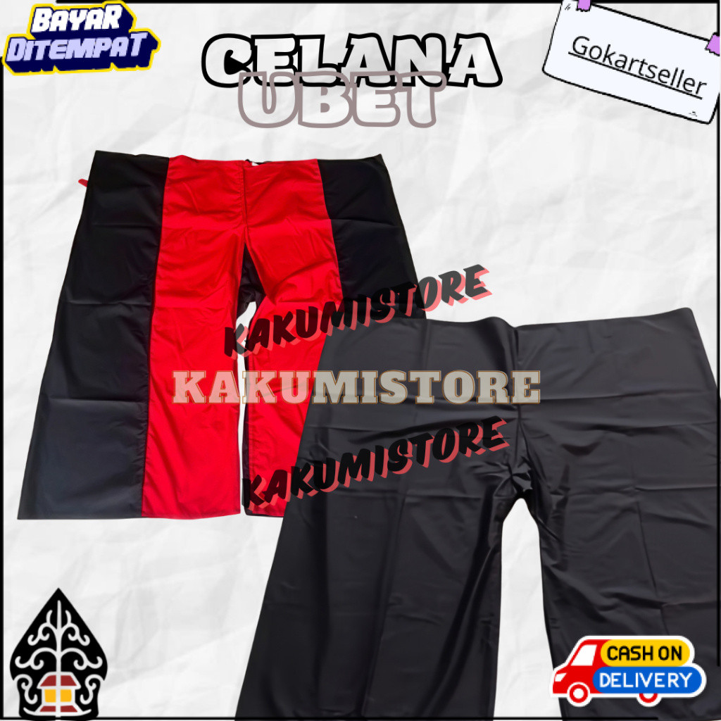 READY Celana Ubet Bantengan SMP SMA Celana Budaya Hitam Merah GKS