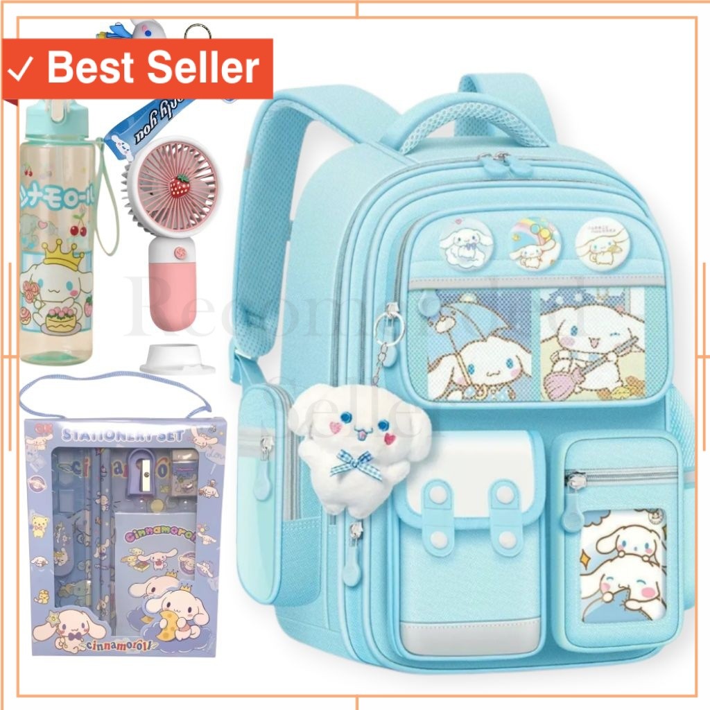 Tas Sekolah Murah Anak Awet Kuat / Paketan All in Tas Ransel sekolah SD SMP Cinamorol Tas Ransel ana