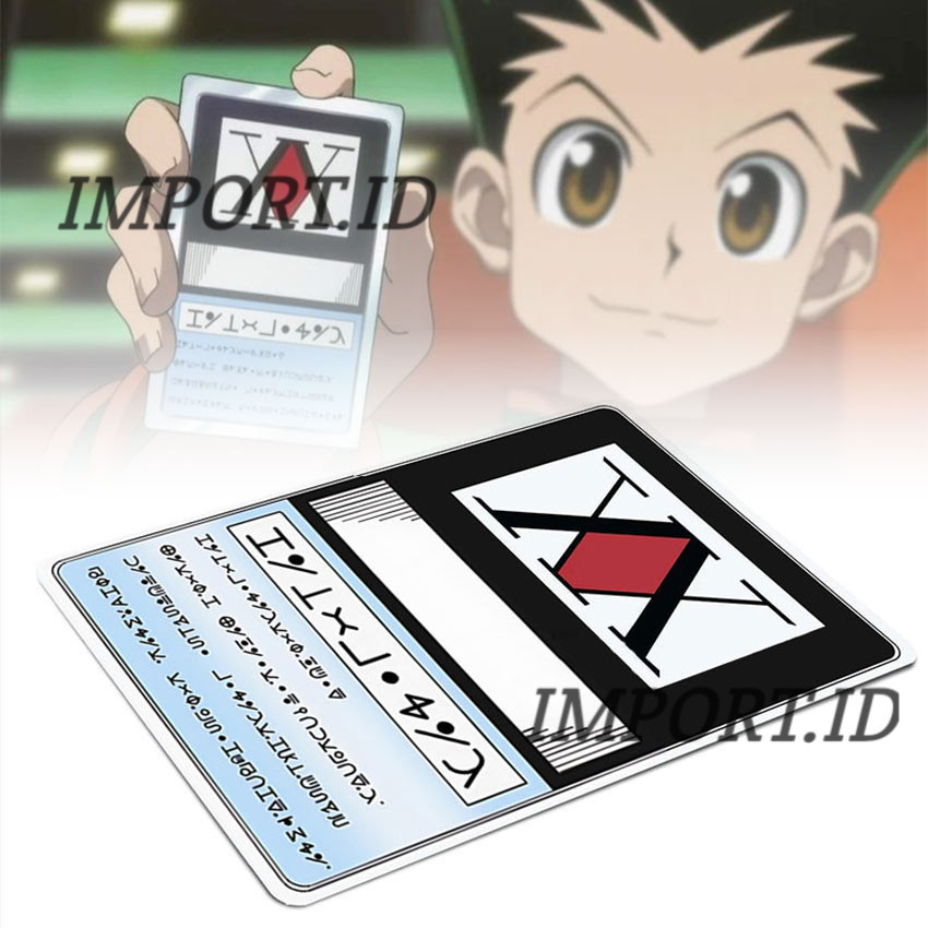 (IMPORT.CO) Sticker Kartu Atm Skin Card CUSTOM Anime Hunter X Hunter Hologram (PVC) / Stiker Sticker