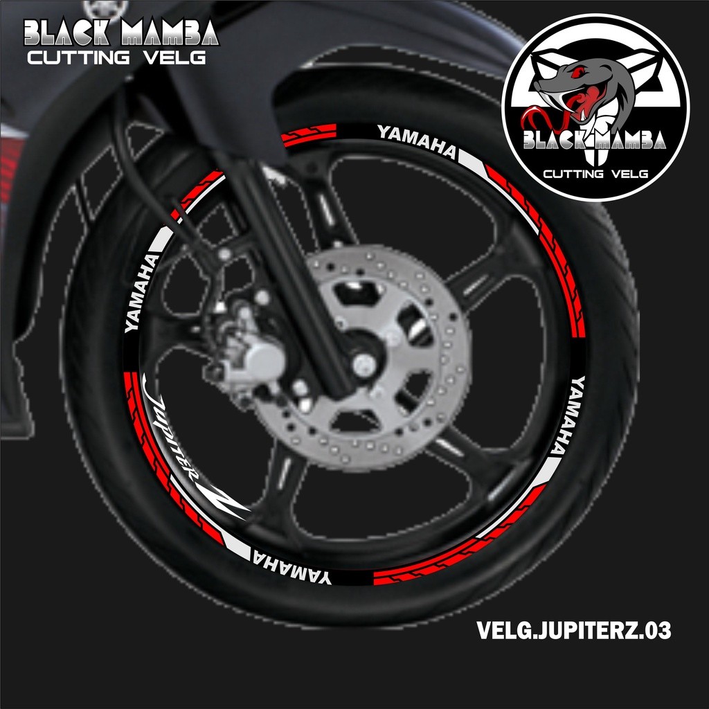 Cutting Sticker Velg Jupiter Z - Stiker Lis List Variasi Ban/velg Yamaha Jupiter Z