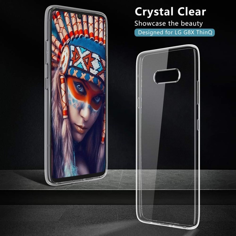 CASE LG G8X THINQ LG V50S SOFT CASE CLEAR ULTRATHIN JELLY CASE