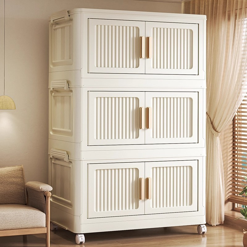 PURENESS  Lemari Plastik Susun Jumbo Wardrobe Storage Lemari Lipat Plastik Susun Lemari Plastik Baju