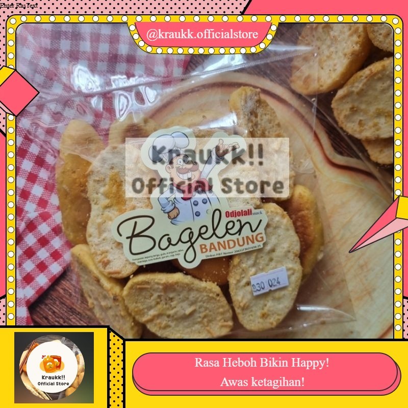 KRAUKK- Bagelen Keju Bandung Odjolali Snack Oleh Oleh Khas Bandung