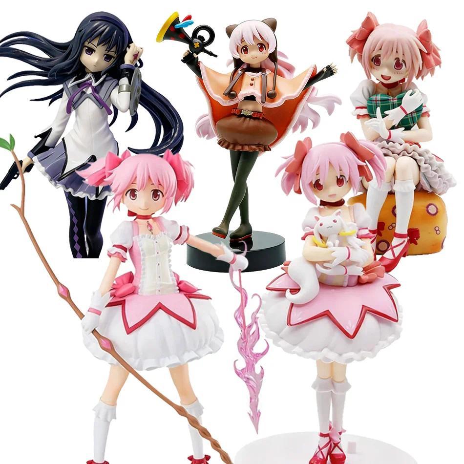 Cute Loli Puella Magi Madoka Magica Action Figure Kaname Madoka Akemi Homura Momoe Nagisa Collectibl