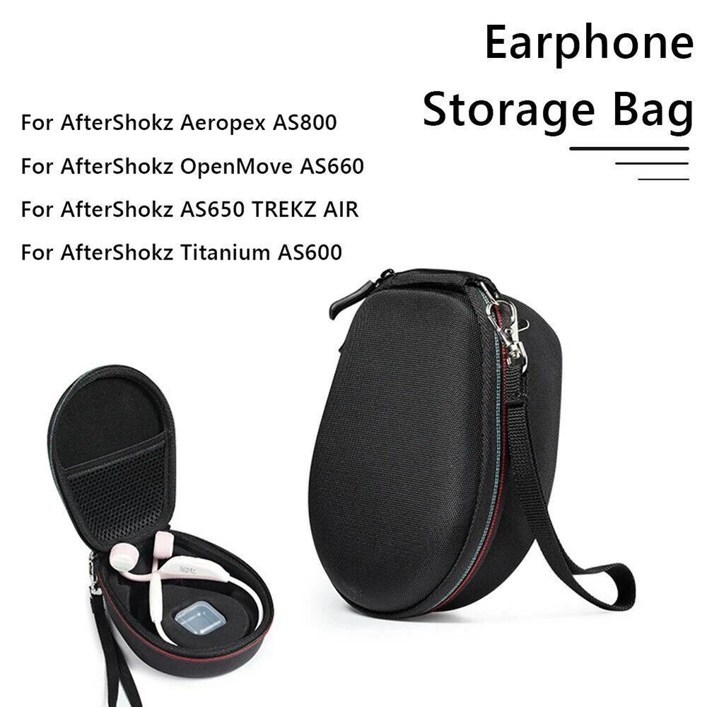 Hard Shell Storage Bag for AfterShokz Aeropex Bone Conduction Wireless Headphones Headset Travel Car