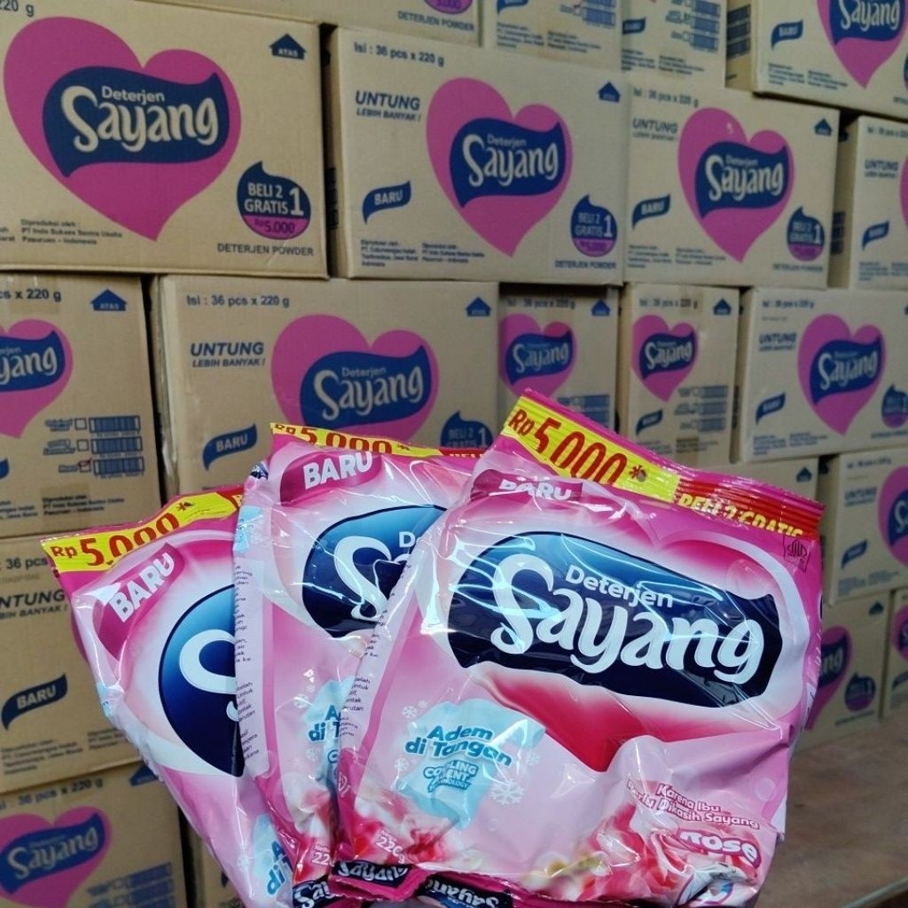 DETERJEN detergen SAYANG 1DUS ISI 36PCS