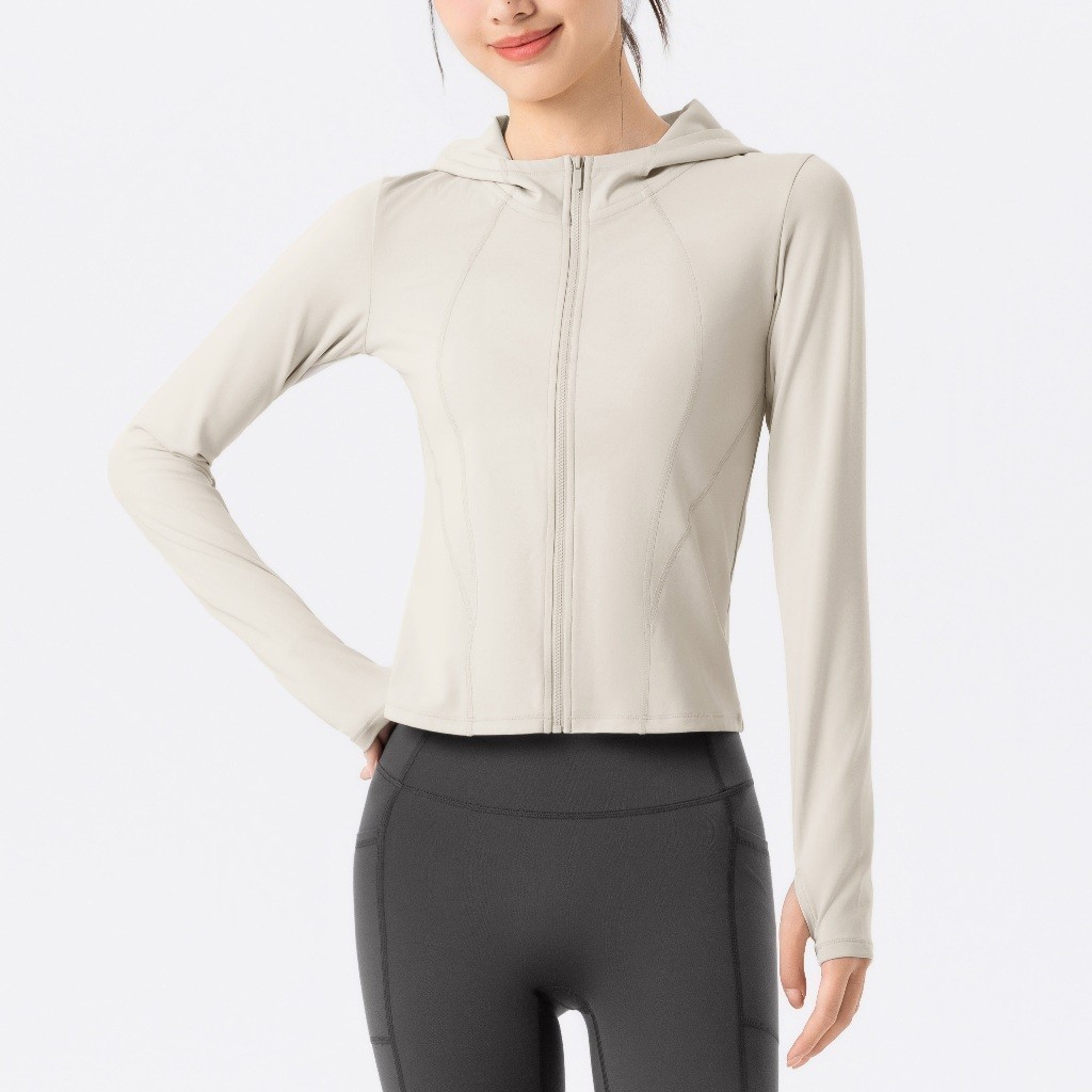 LULUACTIVE - Outer Olahraga Wanita Hoodie | Sports Outer Gym Yoga Running (Mercie)