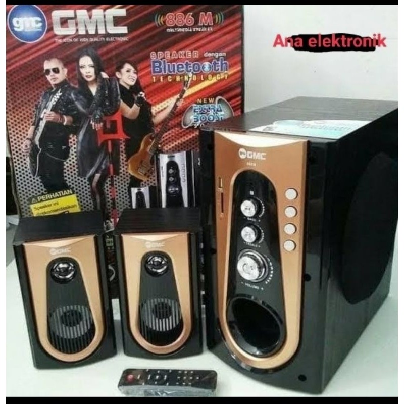 SPEAKER MULTIMEDIA GMC 886 M BLUETOOTH