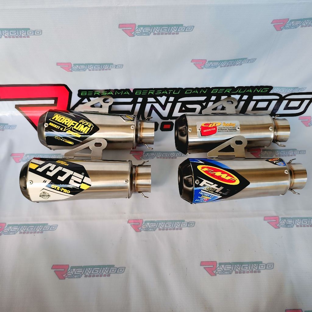 Silincer Norifumi GTX Pro Bebek Trail supra x jupiter karisma revo smash mx 135 wave dash kriss raid
