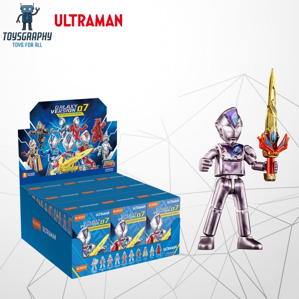 Blokees Ultraman Galaxy Version GV07 The Overture For Tommorow GV 07 Blind Box
