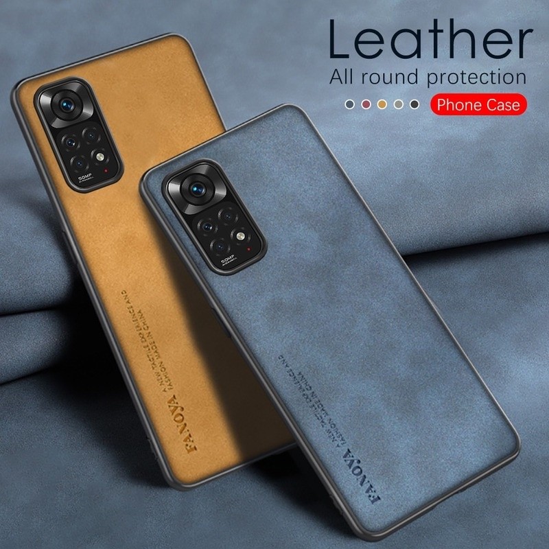 Casing untuk Xiaomi Redmi Note 11 Note 11 10 Pro 11S 10S Casing Matte Kulit Domba Ponsel Redmy Not 1