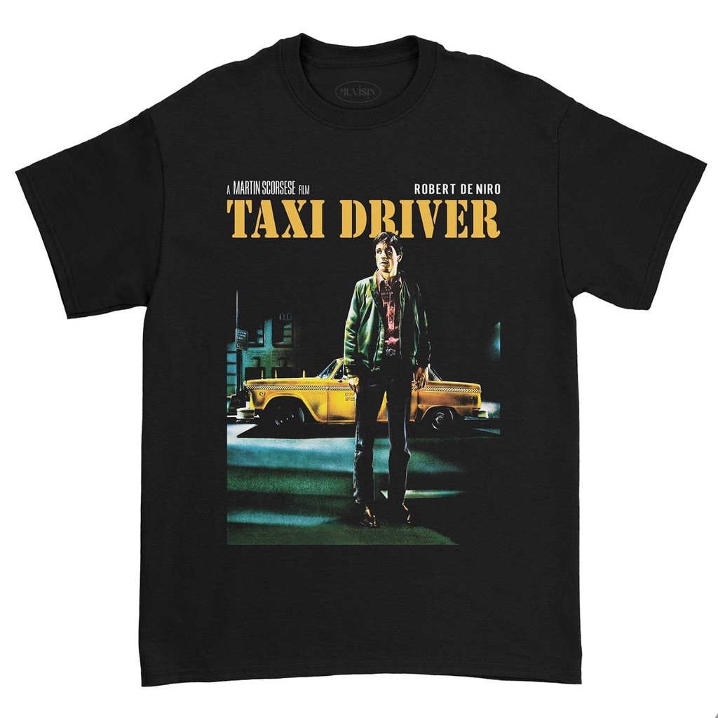 Kaos Taxi Driver Movie T-shirt Cotton 20s