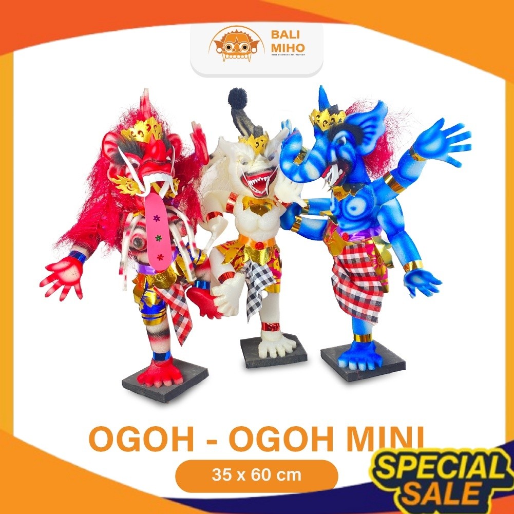Ogoh-Ogoh Mini 60 cm- Mainan Anak-anak - Ogoh Ogoh Mini - Pajangan Ogohogoh - Ogoh Ogoh Ganesha - Og