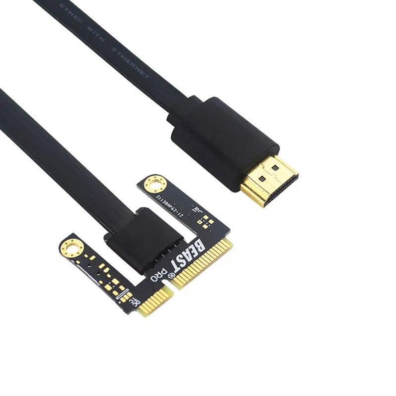 EXP GDC Beast HDMIcompatible to NGFF M2 A key Cable  Mini PCIE Expresscard Cable for Laptop External