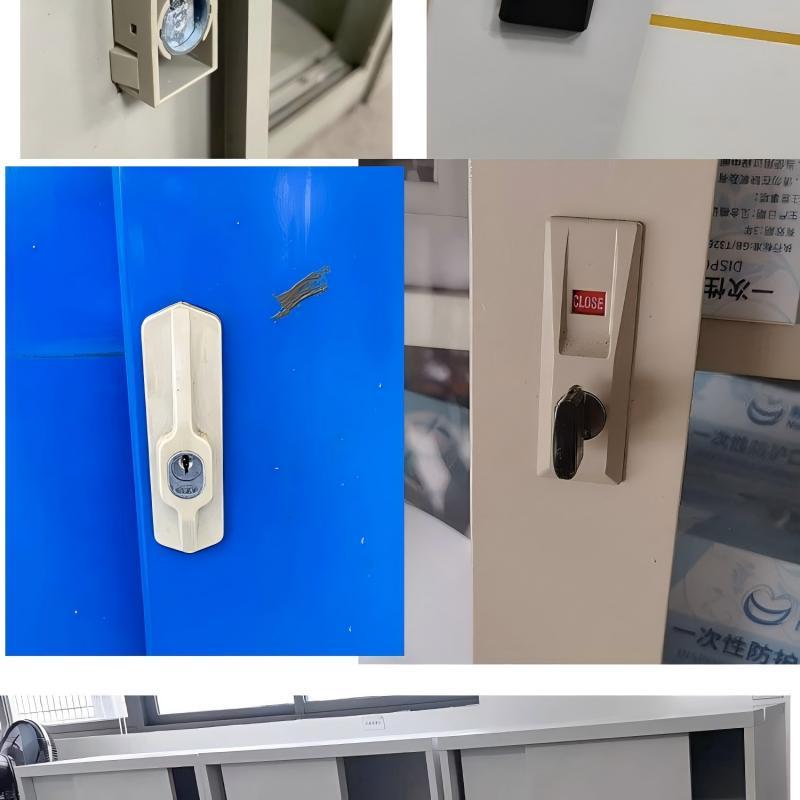 Kunci Cabinet Sliding 1set Kunci Lemari Sliding untuk Lemari Arsip & Filing Cabinet