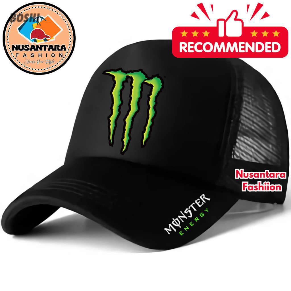 Nusantara Fashiion Topi Trucker SPONSOR MOTO GP - Topi Distro SPONSOR MOTO GP Logo - Topi SPONSOR MO