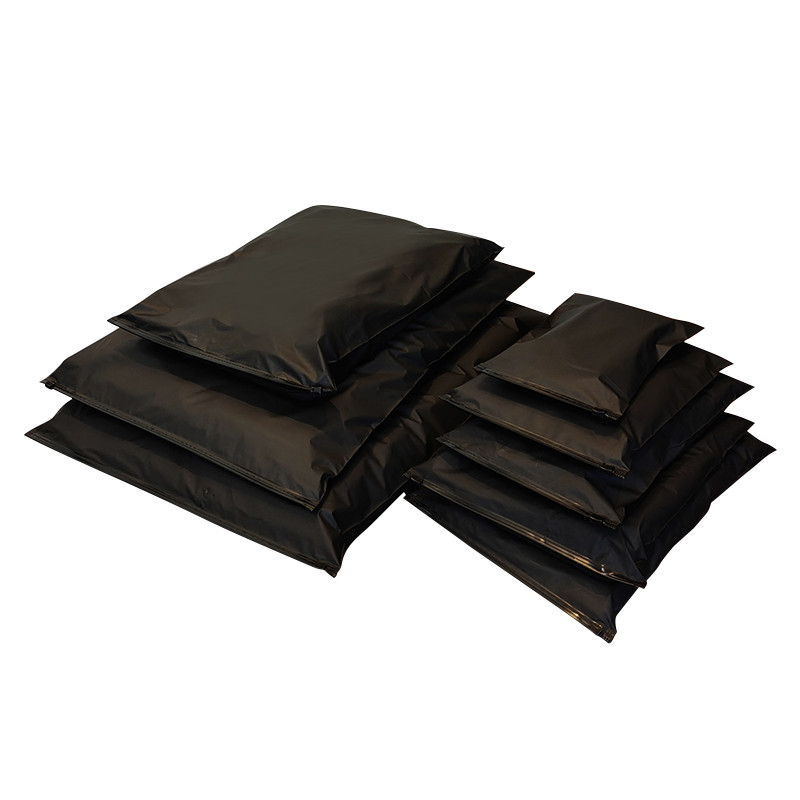 50pcs black frosted storage bags underwear clothing packaging bags private custom ziplock bags repea