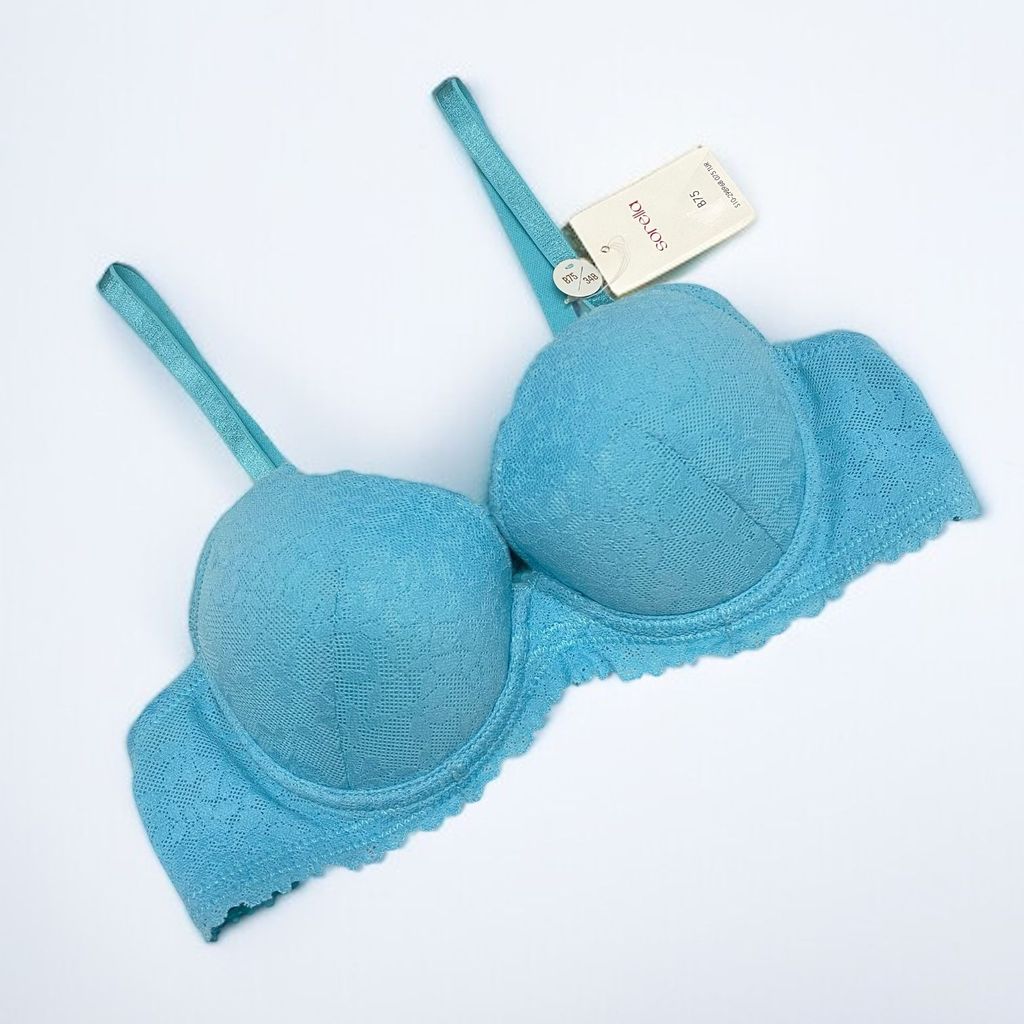 Bra Wanita SORELLA 29896 - Berkawat - Dengan Kait 3 - Busa Sedang - Ukuran 34B