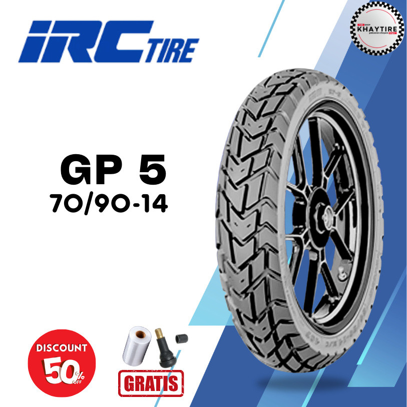 Ban Motor Matic IRC GP5 70/90 Ring 14 Tubeless