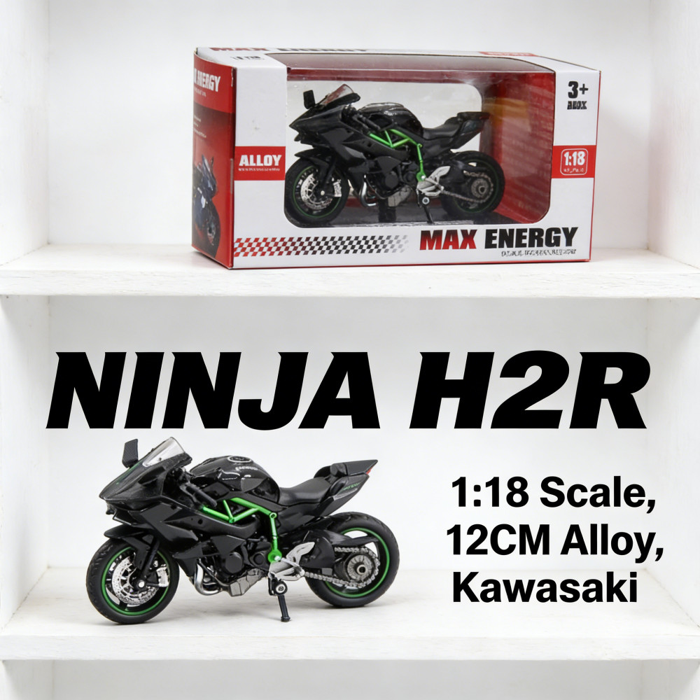 Diecast Kawasaki Ninja H2R Sepeda Yamaha YZF-R1M Model Skala Diecast