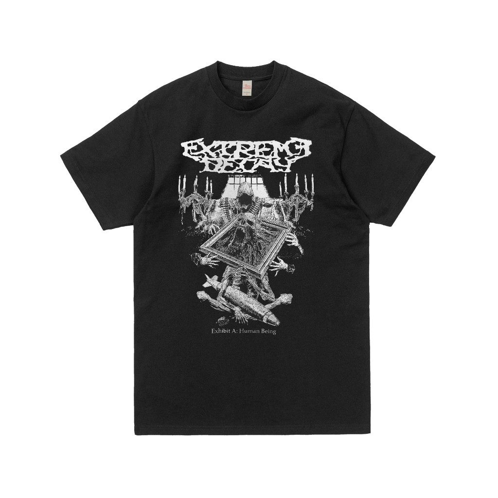 HOT Original T Shirt Extreme Decay Exhibit Katun Hitam