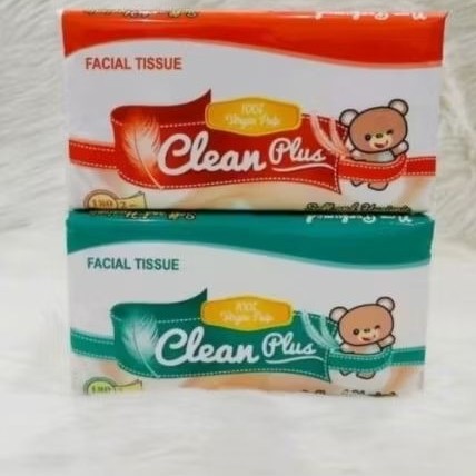 10 PCS Tisu Clean Plus 180 Sheet 2 Ply Tisu Serbaguna