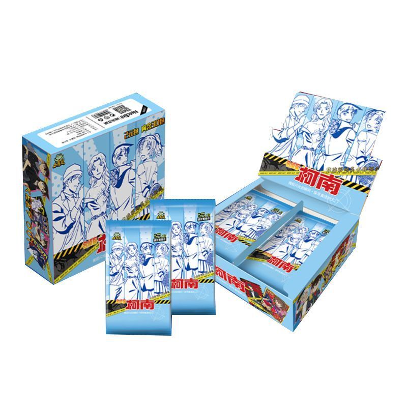 150Pcs Kartu Anime Detective Conan Little Dinosaur Photocard Detective Conan Shinichi Kudo
