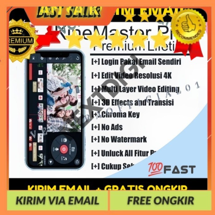 TERHEMAT Begaransi - KineMaster Pro Lifetime (Aplikasi For Android)