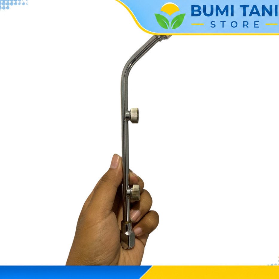 Nozzle stainless kipas 3 titik - Nozzle PLD 3 titik Pendek