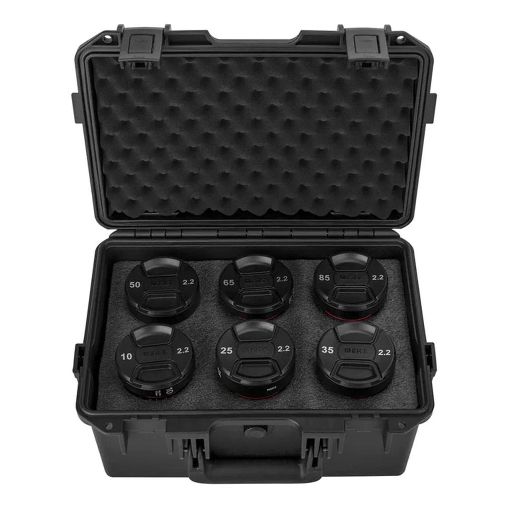 Meike 8/10/12/16/25/35/50/65/85mm T2.2 Manual Focus Cine Lens for Olympus onic M43-Mount