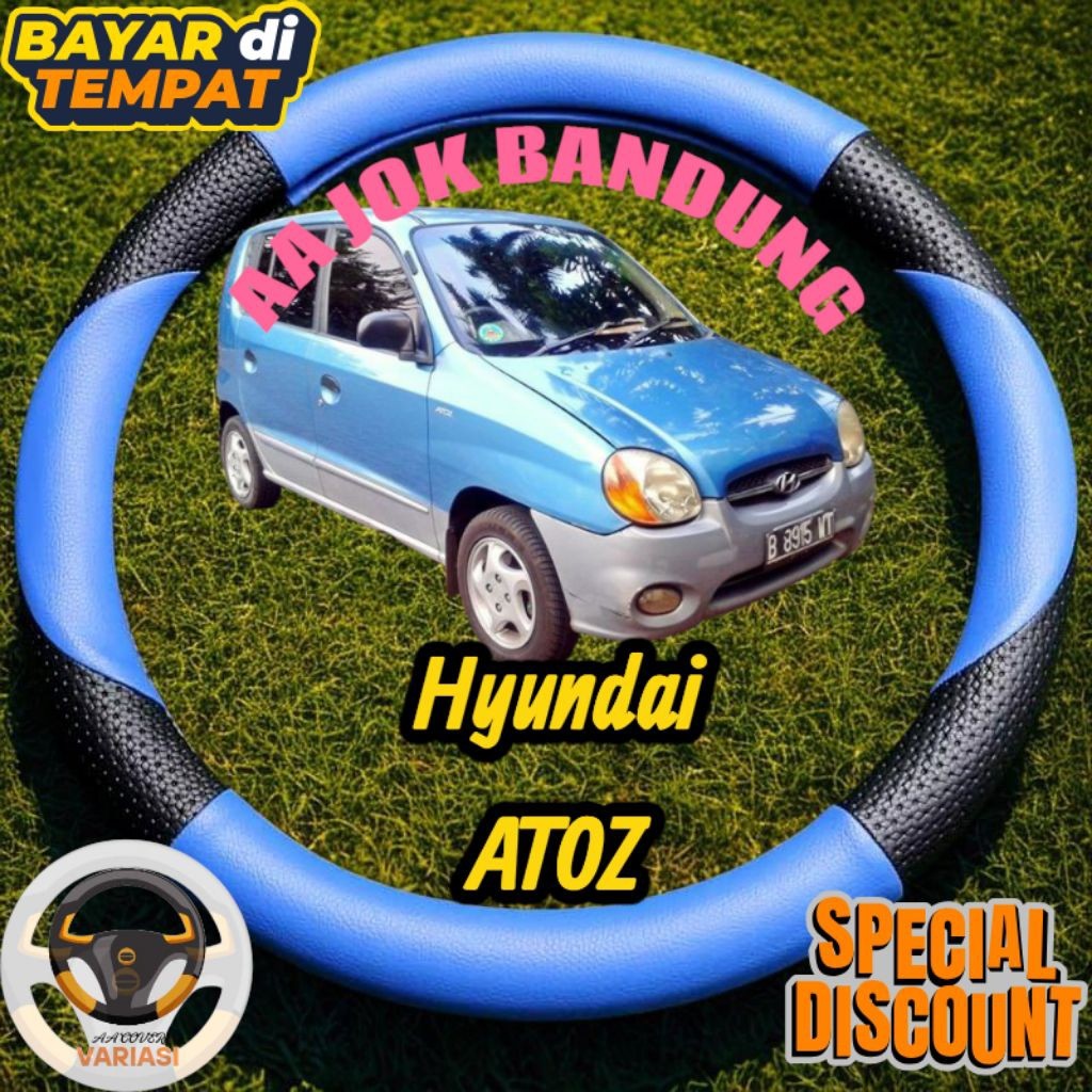 Cover stir / Bungkus stir Mobil hyundai Atoz Atos Sarung stir mobil variasi sabit untuk mobil hyunda