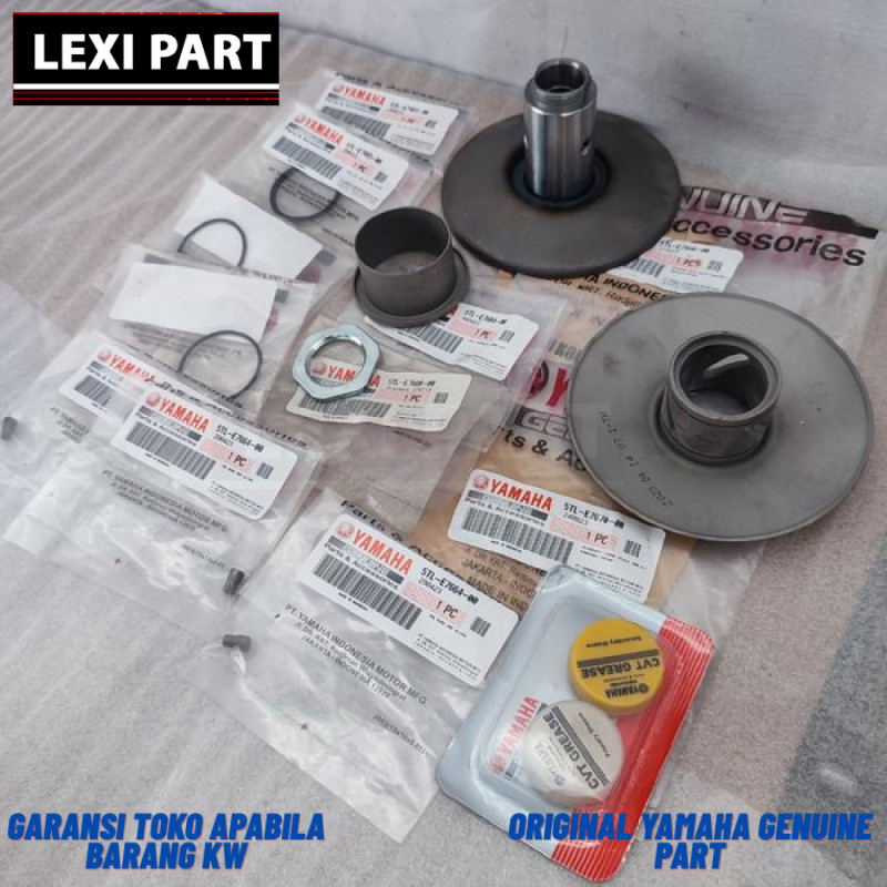 1 SET PULLY ASSY BELAKANG MIO SPORTY SMILE ORIGINAL ORI YAMAHA