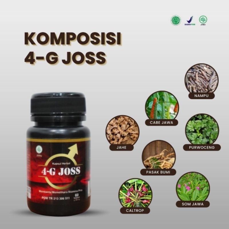 Citra Gardens Suplemen Pria Dewasa/4G Joss Untuk Membantu Meningkatkan Stamina Pria Dewasa