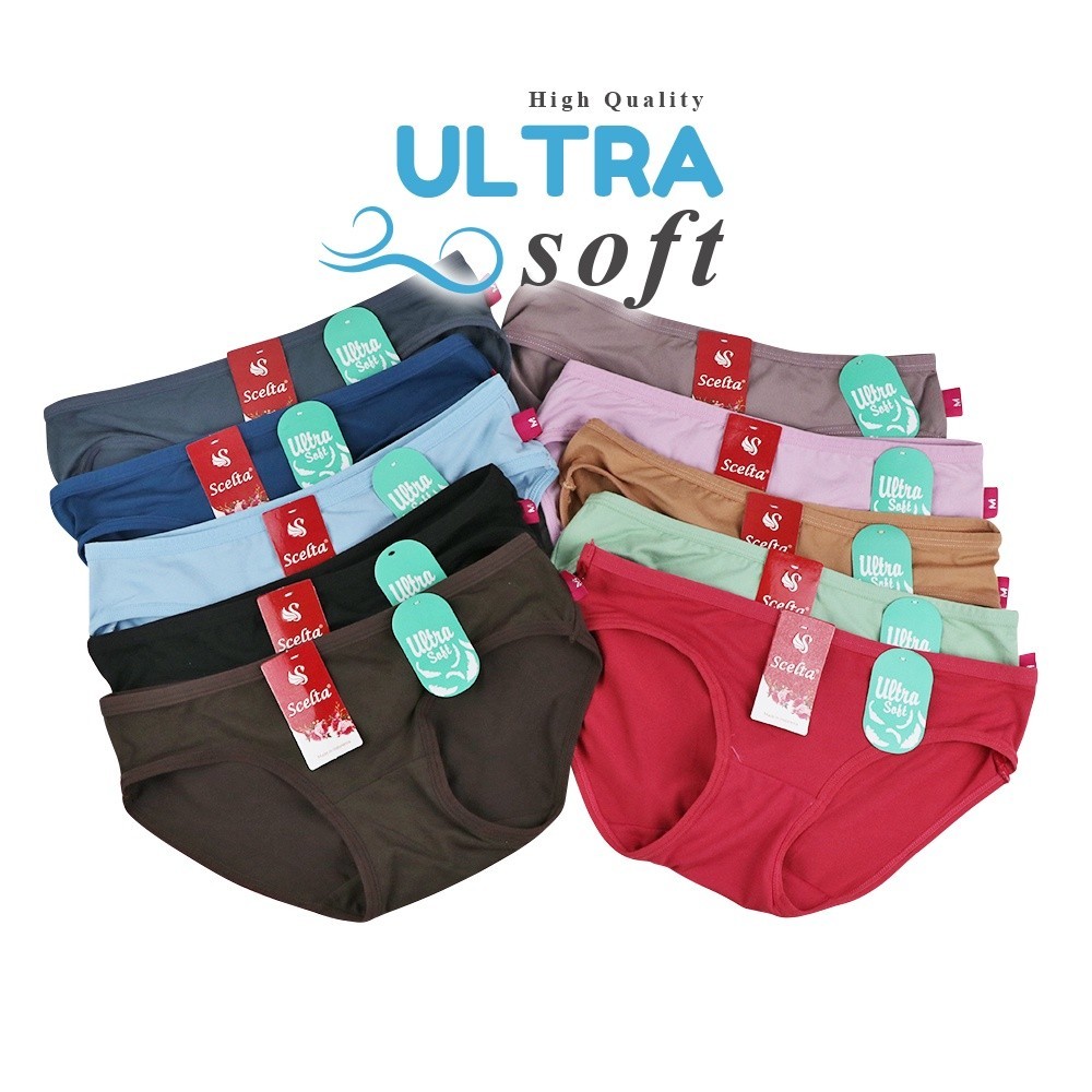 Scelta Malabar Ultra Soft Celana Dalam Wanita Model Mini Halus Cd Sc 1220 Mn