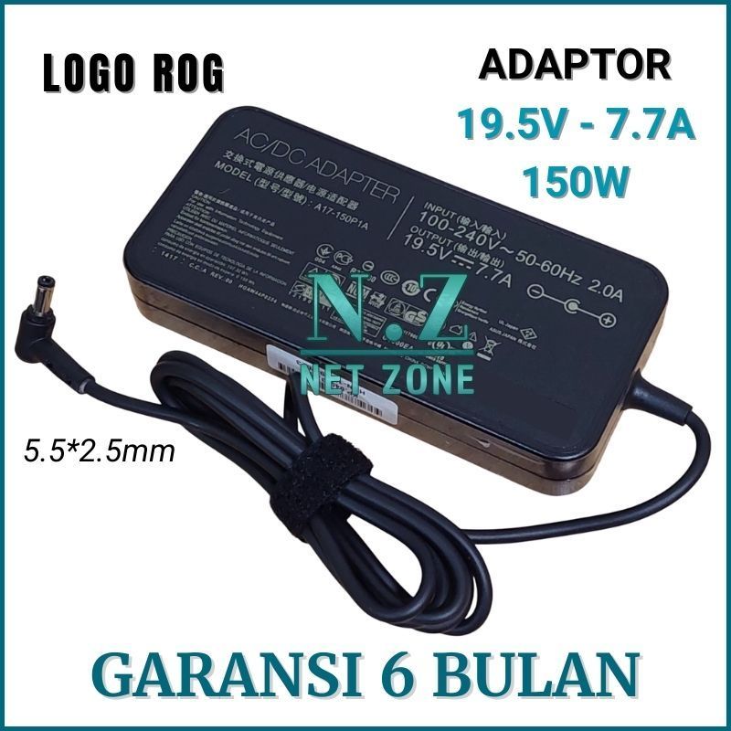 Charger Adaptor Laptop Asus ROG Model A17-150P1A 19.5V - 7.7A 150W -NZONE