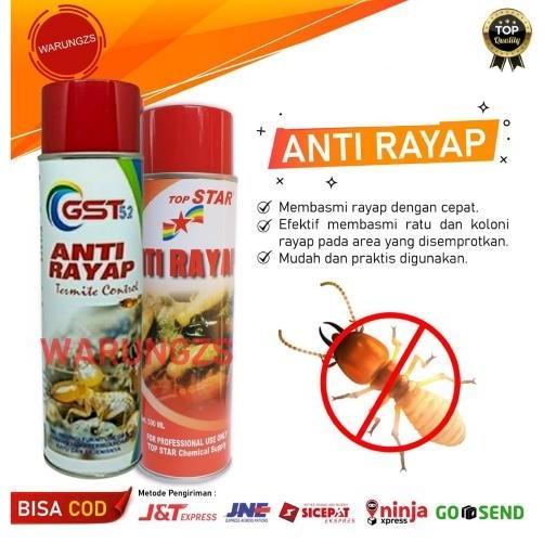 Obat Anti Rayap Semprot 500ml Top Star - TopStar, 500 ML - TopStar, 500 ML