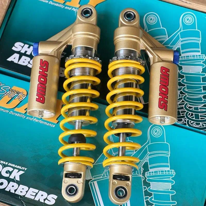 SHOCK SHOWA YELLOW CB600 320MM IMPORT CLICK NON FUNGSI ORIGINAL SPORTS DAY