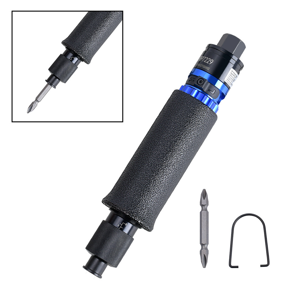 RONGPENG Ultra Precision Screwdriver Preset Torque Half Auto Air Impact Screwdriver Reversible Pneum