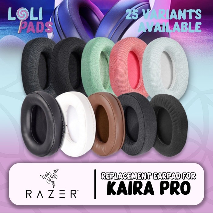 Earcup Earcushion Foam Pad Razer Kaira Pro Busa Bantalan Earpad