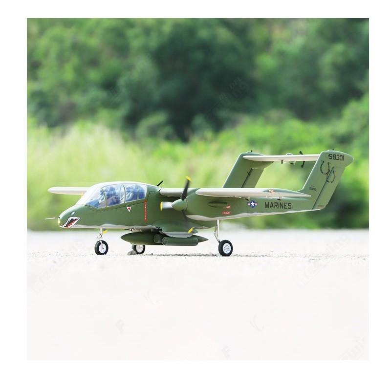 Flightline RC Attack Airplane1400mm OV10 OV-10 Bronco PNP Plane Model
