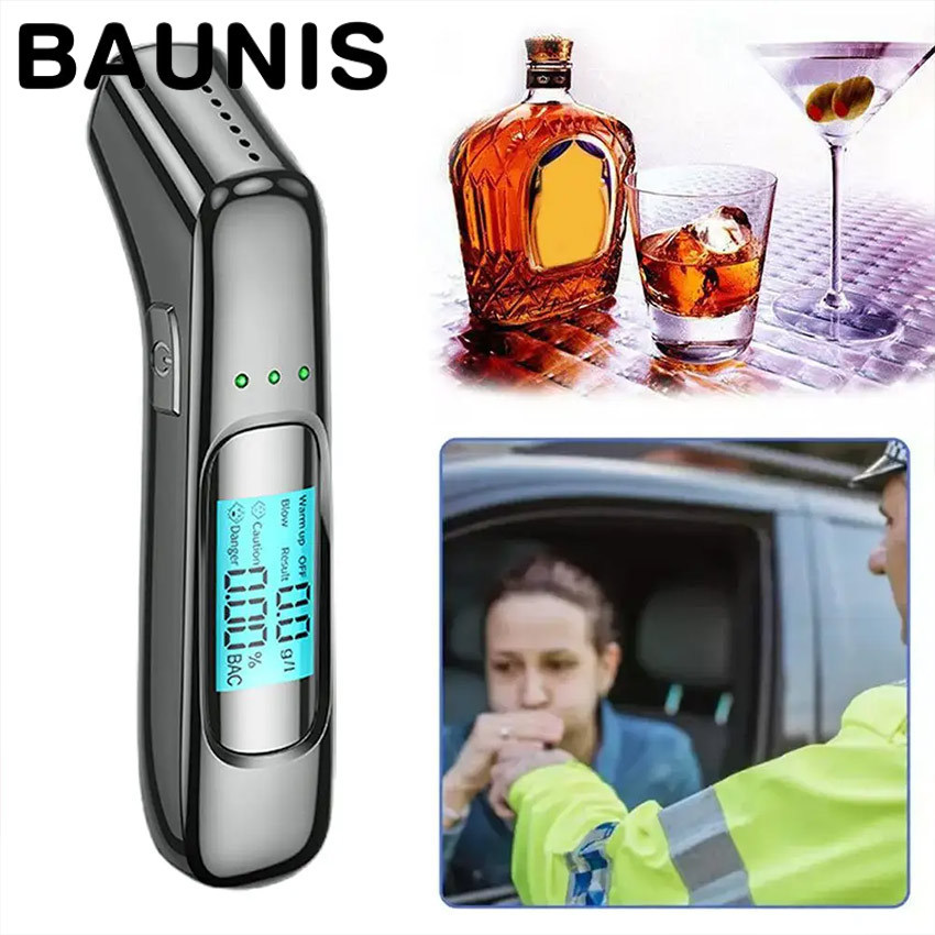 Baunis Alat Ukur Kadar Alkohol Tiup Alcohol Tester Digital Tes Meter Uji Kadar Alkohol Dalam Tubuh