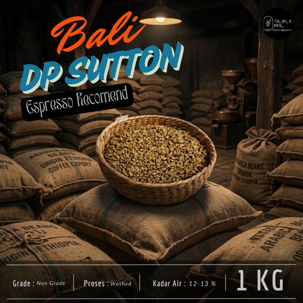 Green bean / Biji Kopi ARABIKA BALI - Dp sutton