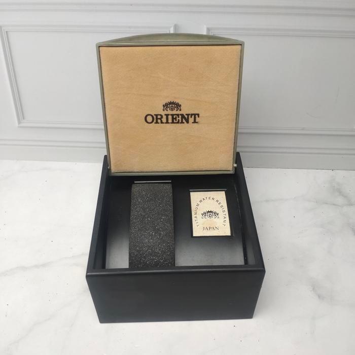 Kotak Box Jam Tangan Orient Vintage Titanium Series Original
