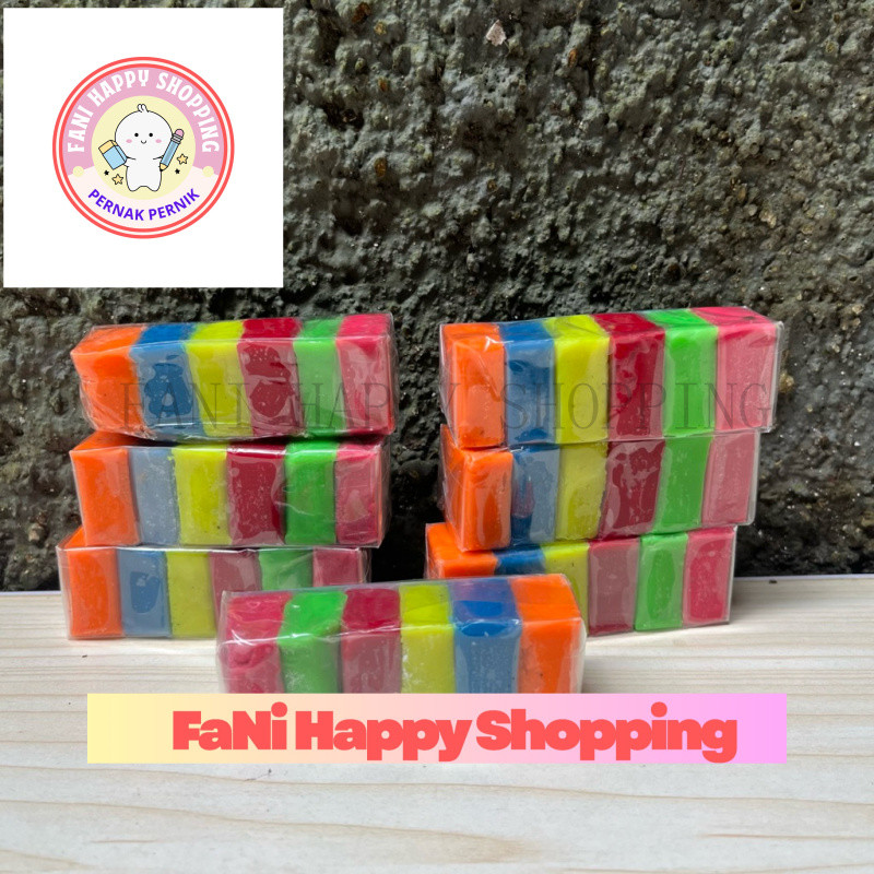 Lilin Plastisin 1 pack/Mainan Edukasi Anak Warna Cerah Isi 6 Warna
