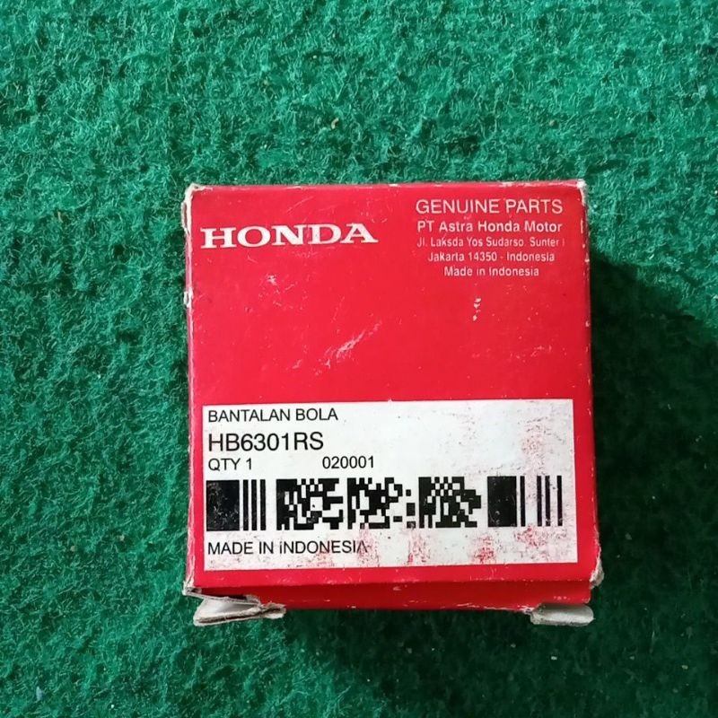 Laher,Bearing Roda Belakang 6301 Honda Supra X 125 Grand Impressa Supra Fit Original AHM