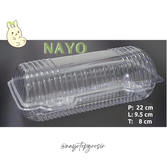 Bolu gulung lipat 22cm (50 pcs) - Mika bolu gulung