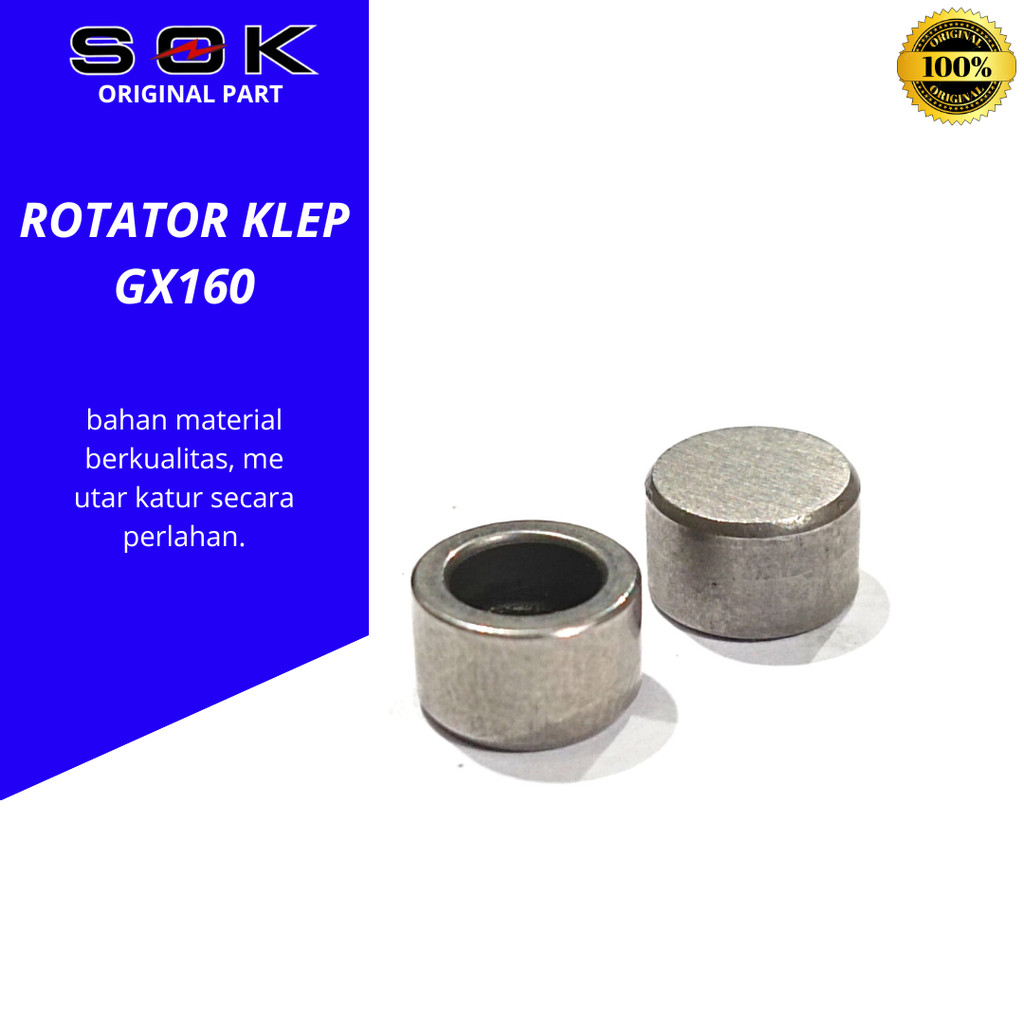 Topi klep GX160 cap valve rotator GX160 kepala klep GX160 GX200