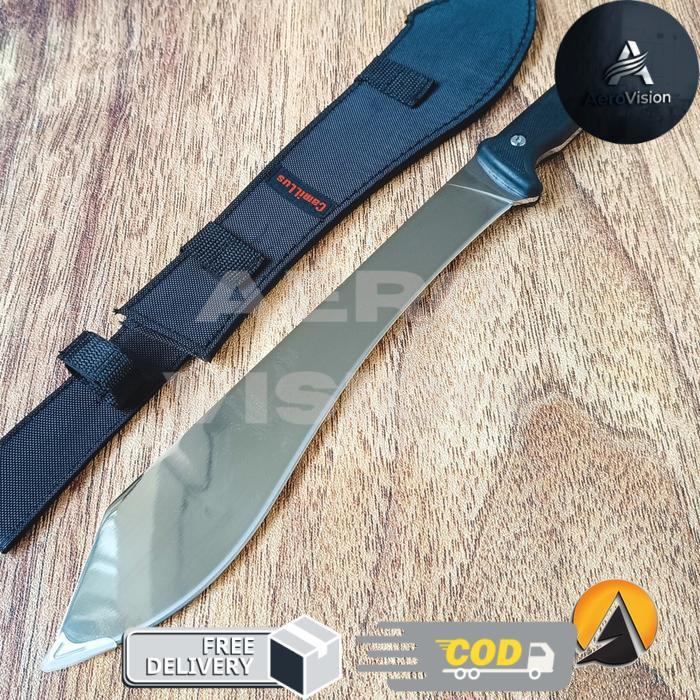 Alat Potong Kayu Bambu Semak Machete Survival Black Camilus CAM-BK6  P1489.1 - Silver